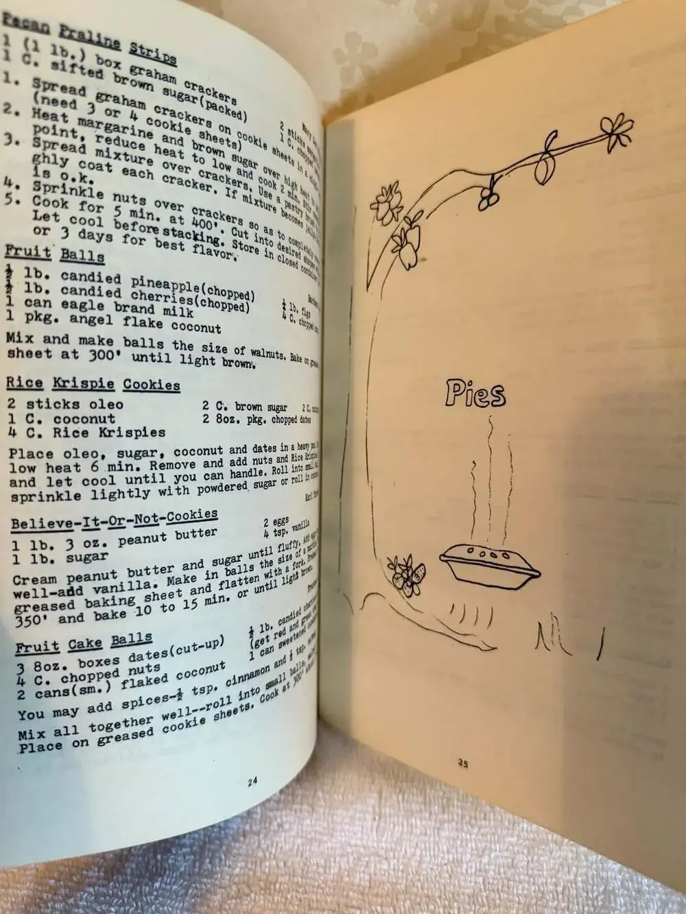 Rare Old South Secrets from Puddin’ Swamp SC Community Cookbook Turbeville